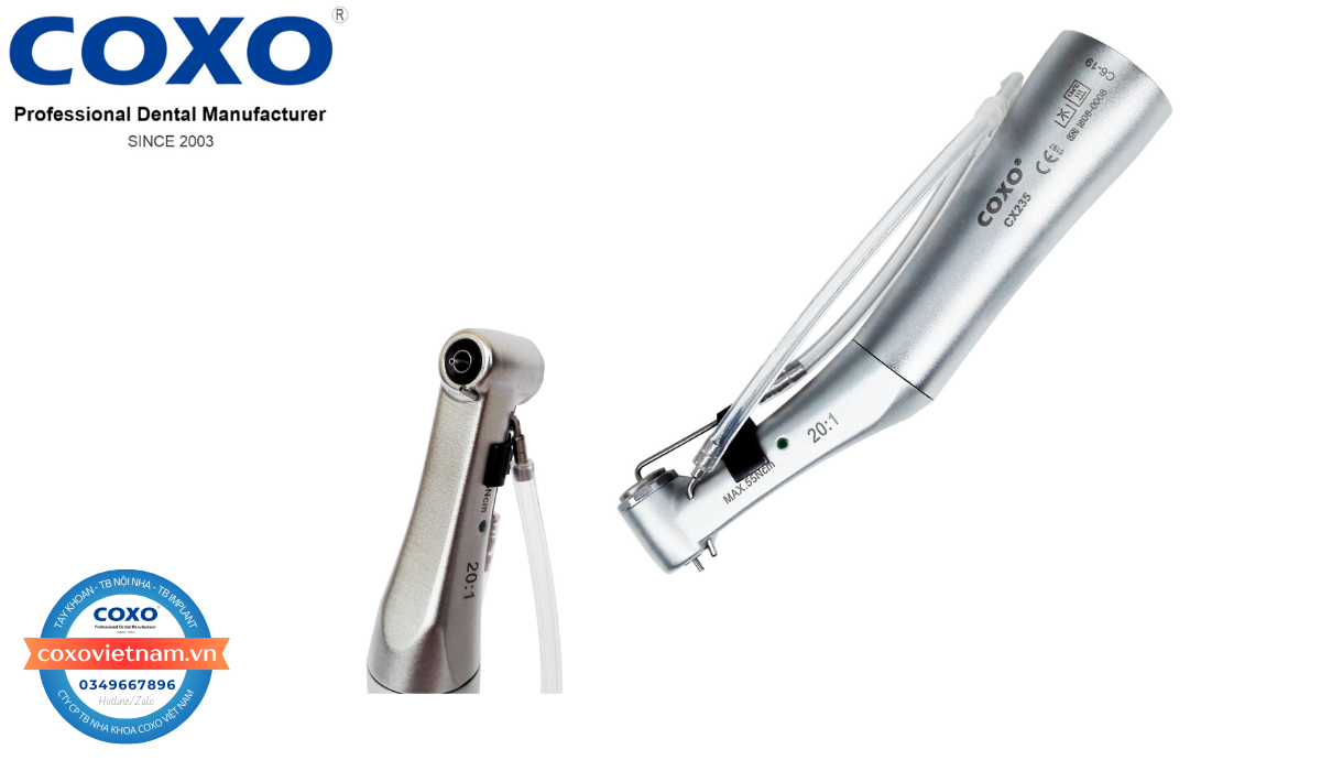 Tay khoan cắm implant COXO không đèn CX235C6 - Ảnh 4